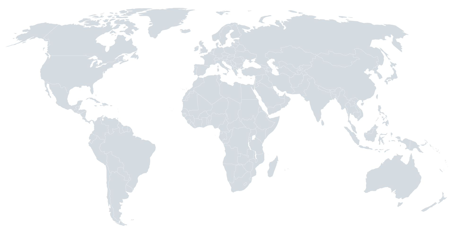 International footprint - map
