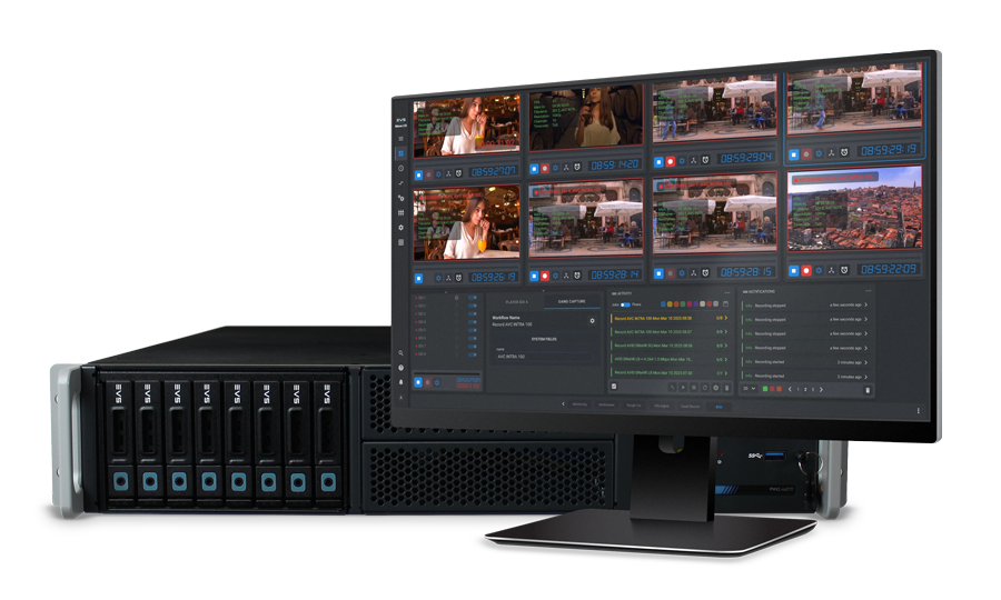 EVS Move I/O baseband ingest and playback system