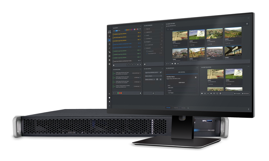 EVS Move UP file-based ingest and transcoding system