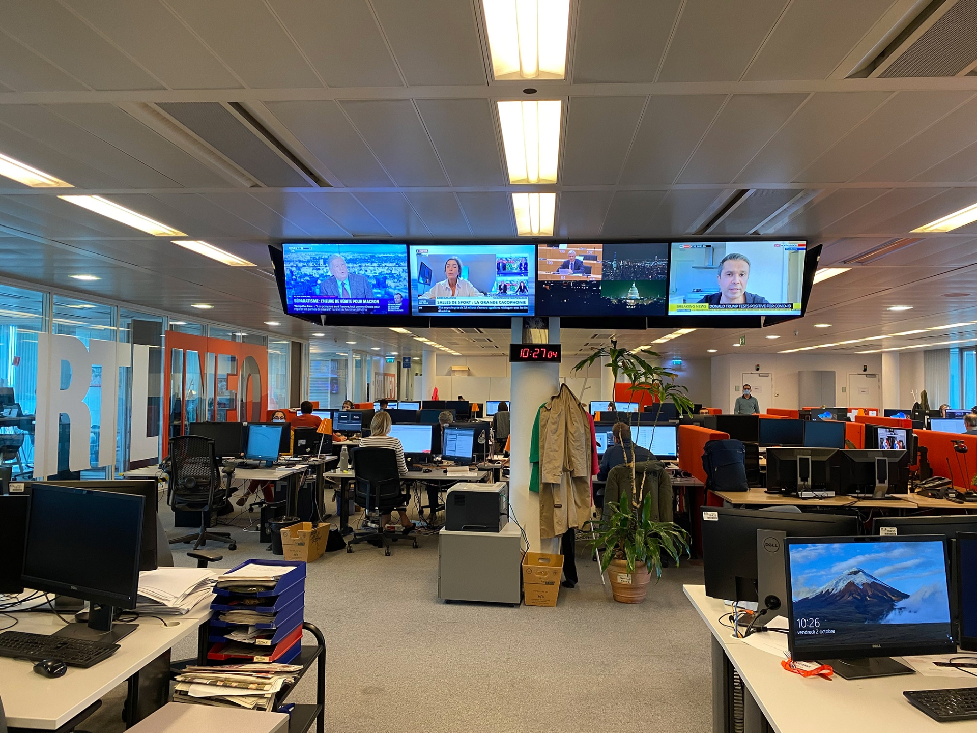 RTL Belgium open office view (RTL Info)