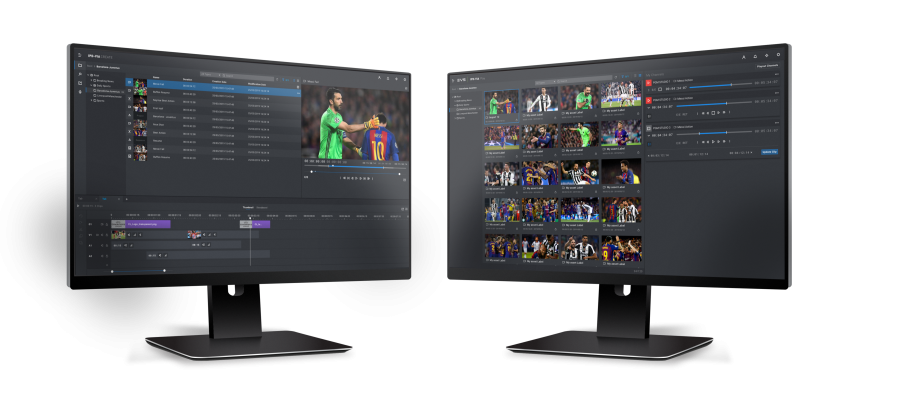 2 screens with IPD-VIA content