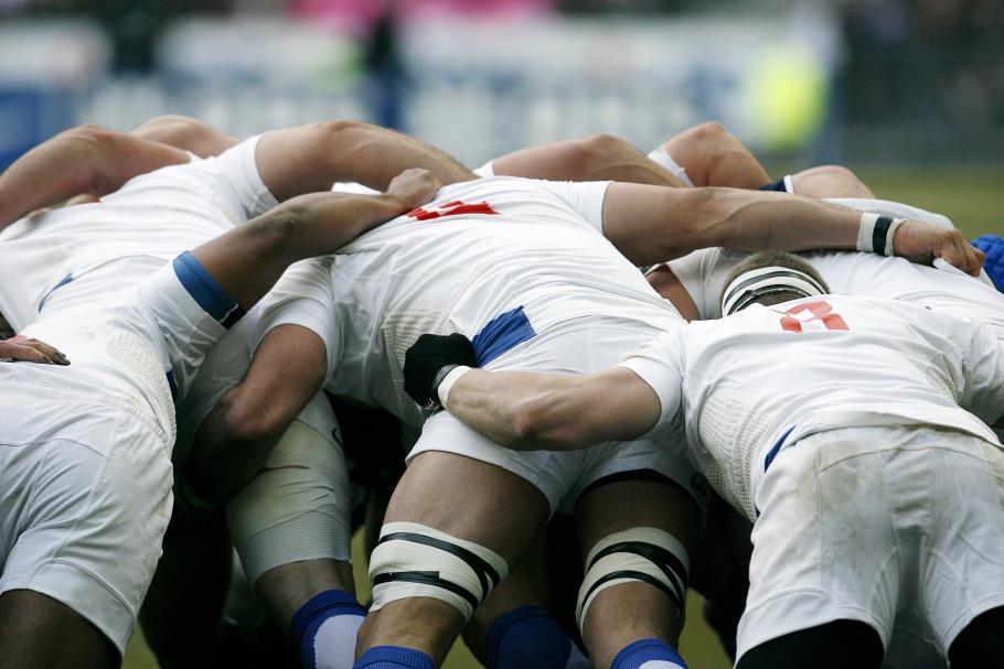 Rugby scrum