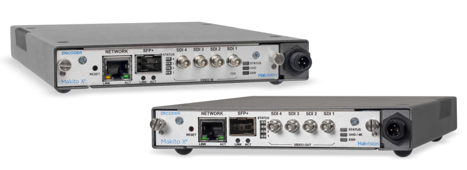 Haivision Makita X4 Encoder and Decoder