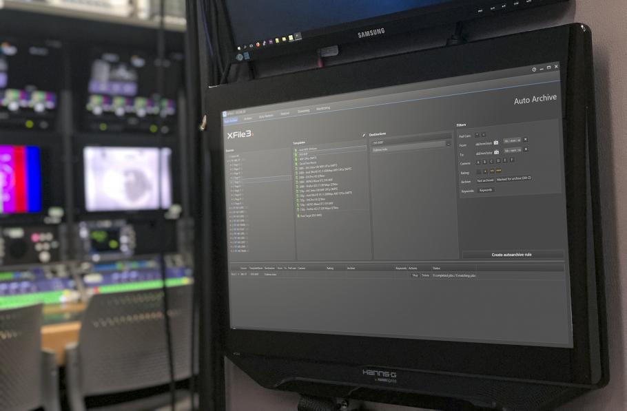 XFile3 screen in truck