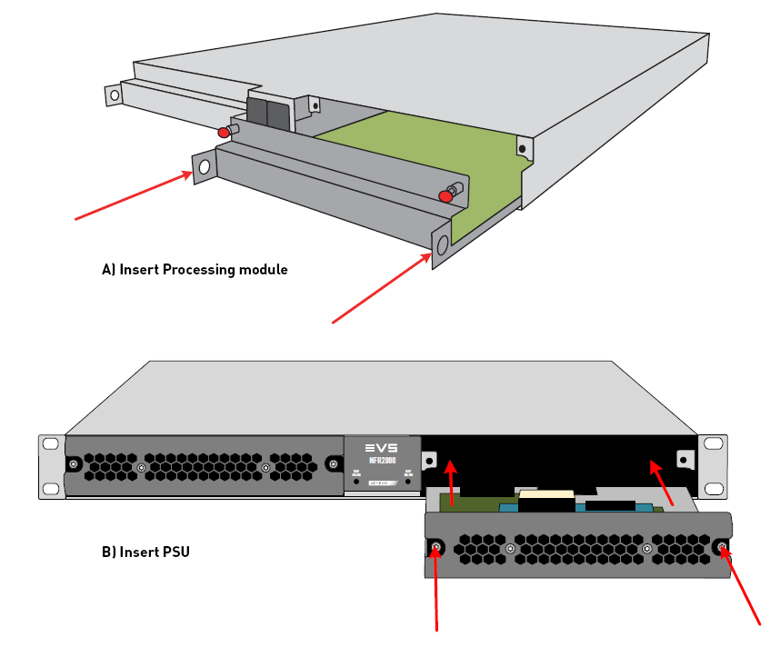 Neuron insert Module and PSU