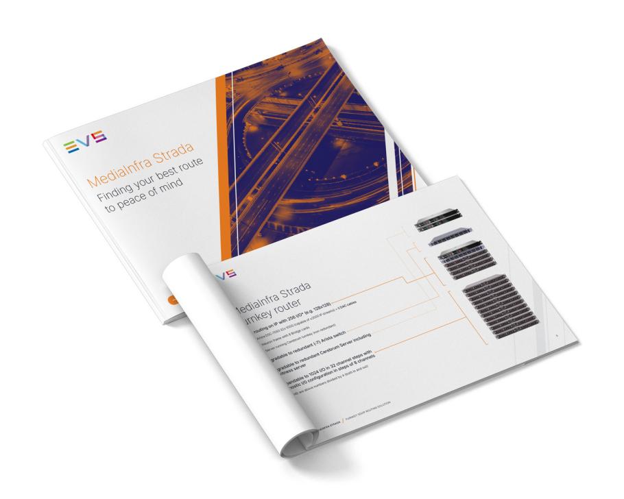 EVS MediaInfra solution brochure