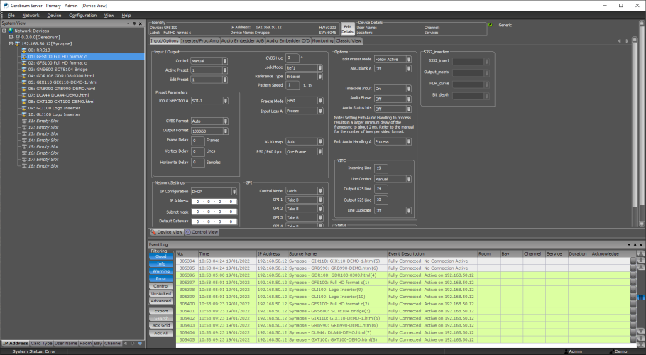 Synapse configure module