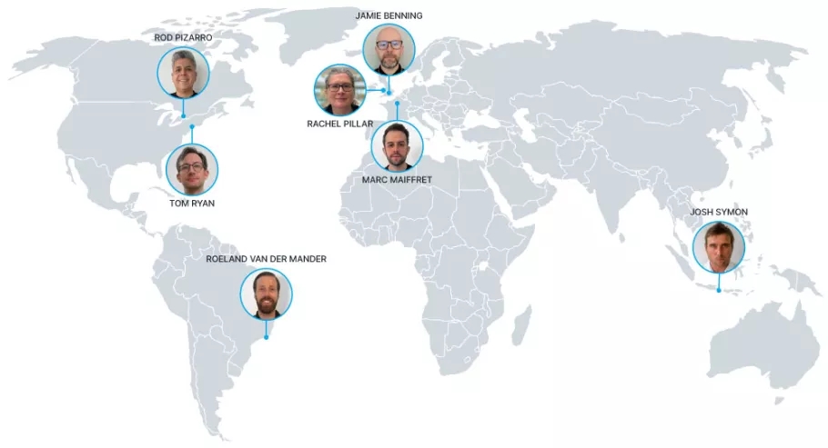 EVS Ambassador Program map