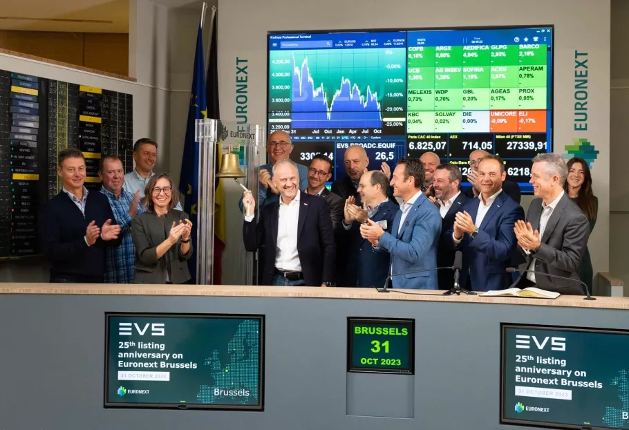 Euronext Brussels bell ringing