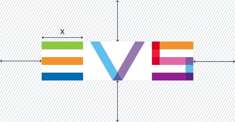 EVS logo clear space