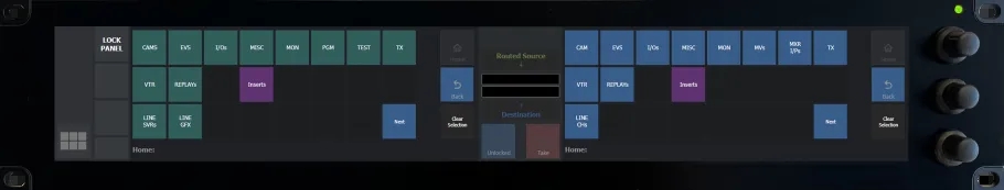 CTP-2003 with routing panel interface