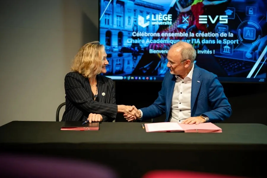 EVS ULiège Academic Chair Signing