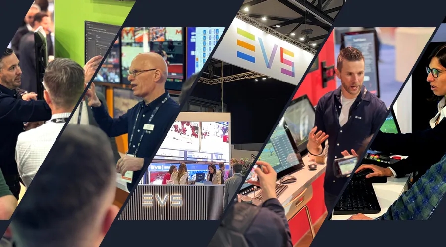 EVS demos on the show floor