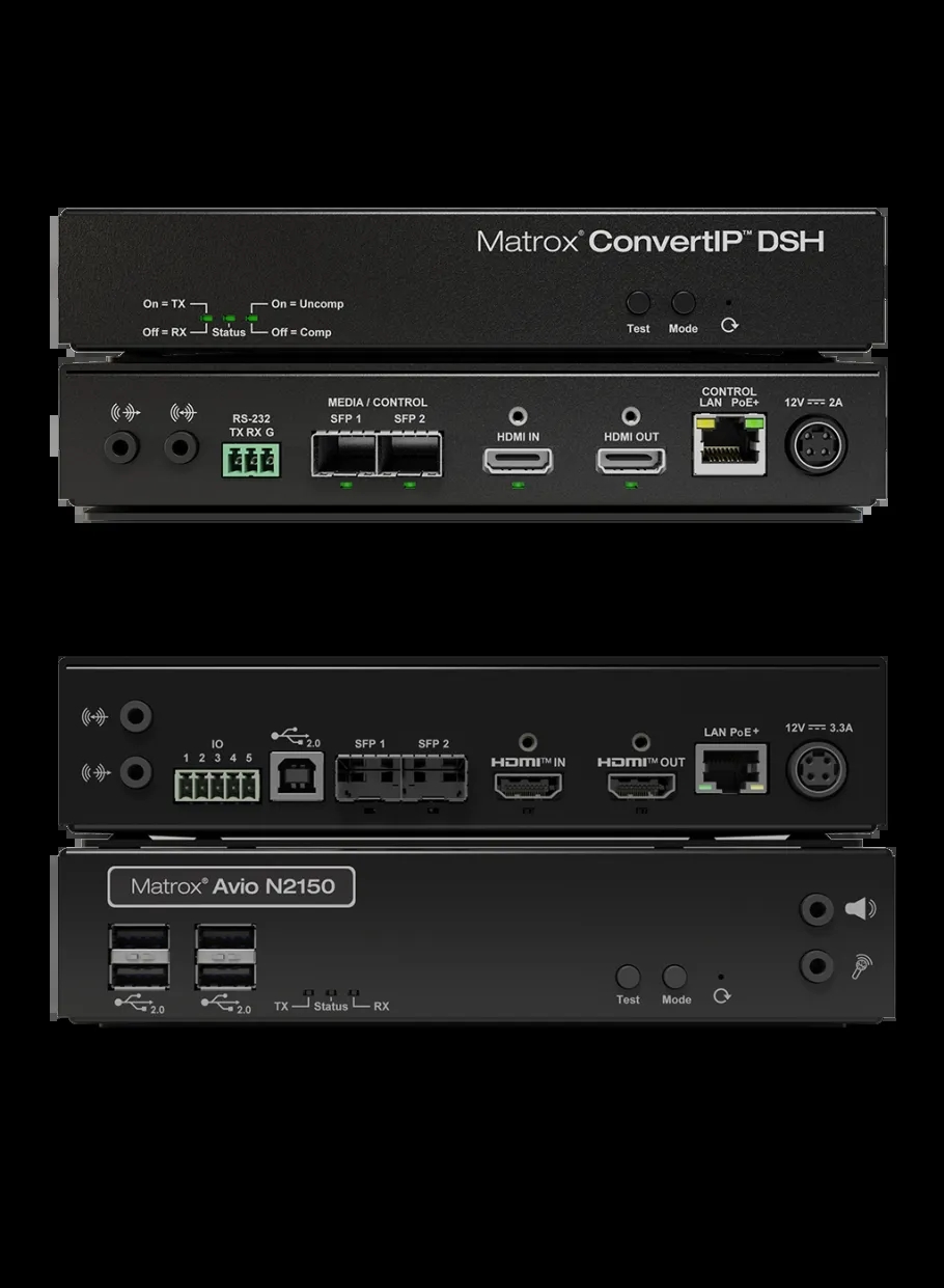 Matrox ConvertIP and Avio2