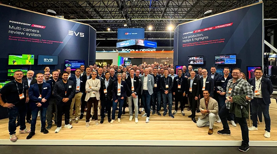 EVS team members at IBC Show 2025