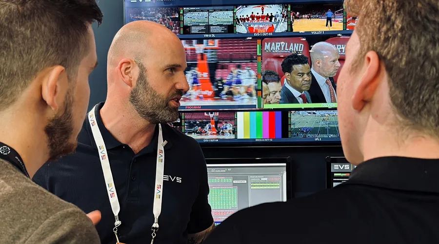 EVS demo at IBC Show 2025