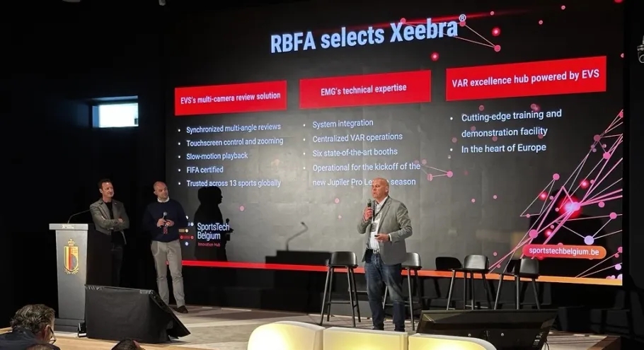 VAR is coming home: RBFA selects EVS's Xeebra for new VAR Center